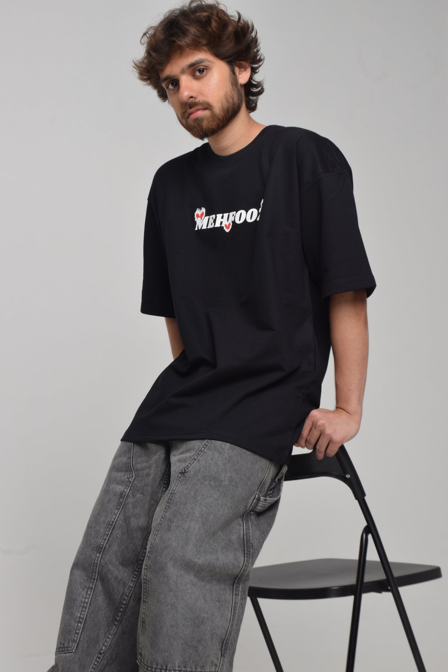 Lover Oversized Tshirt Black