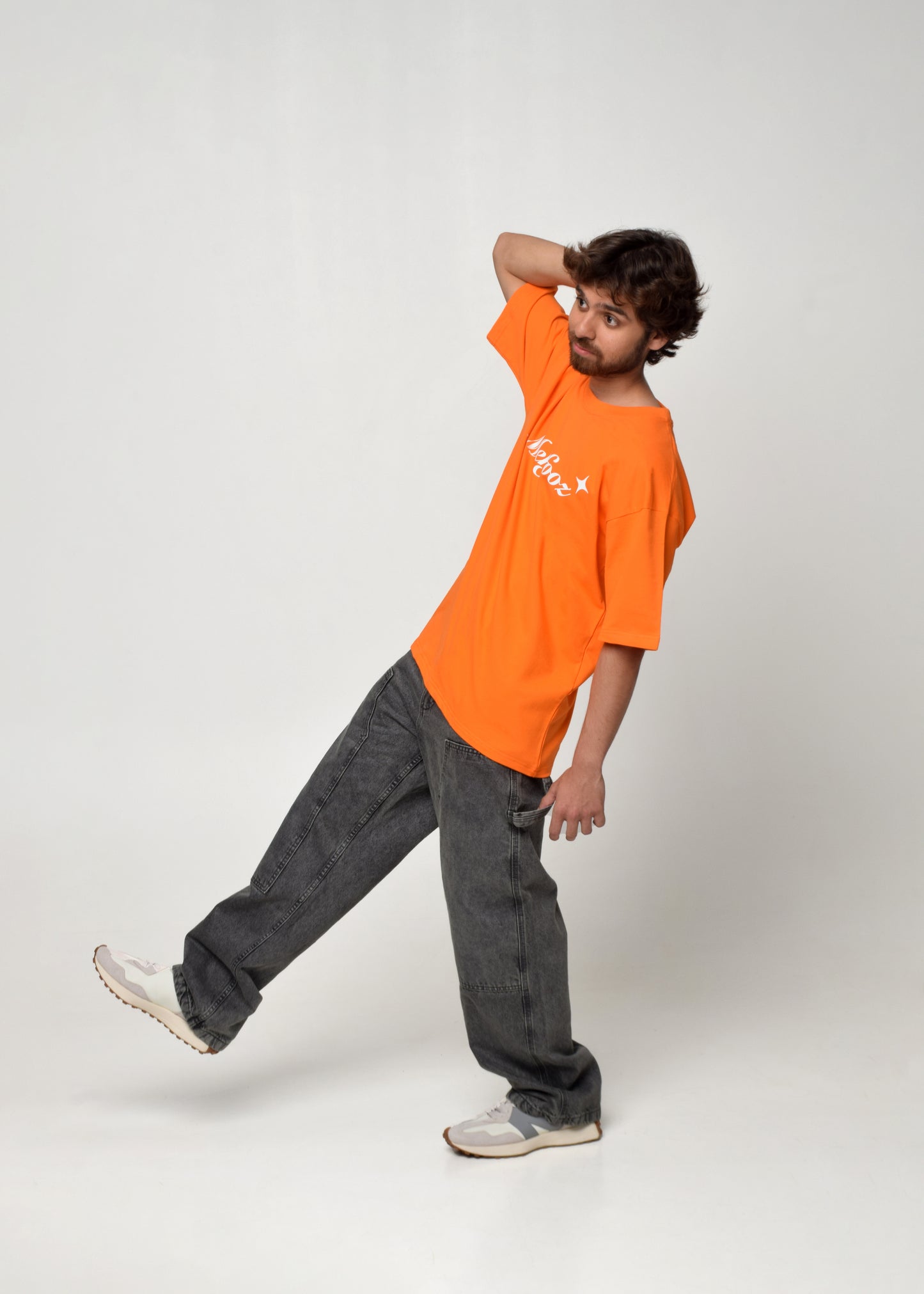 Bad Vibes Oversized Tshirt Orange