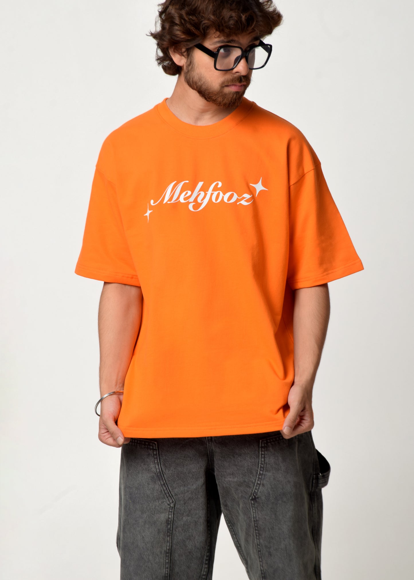 Bad Vibes Oversized Tshirt Orange