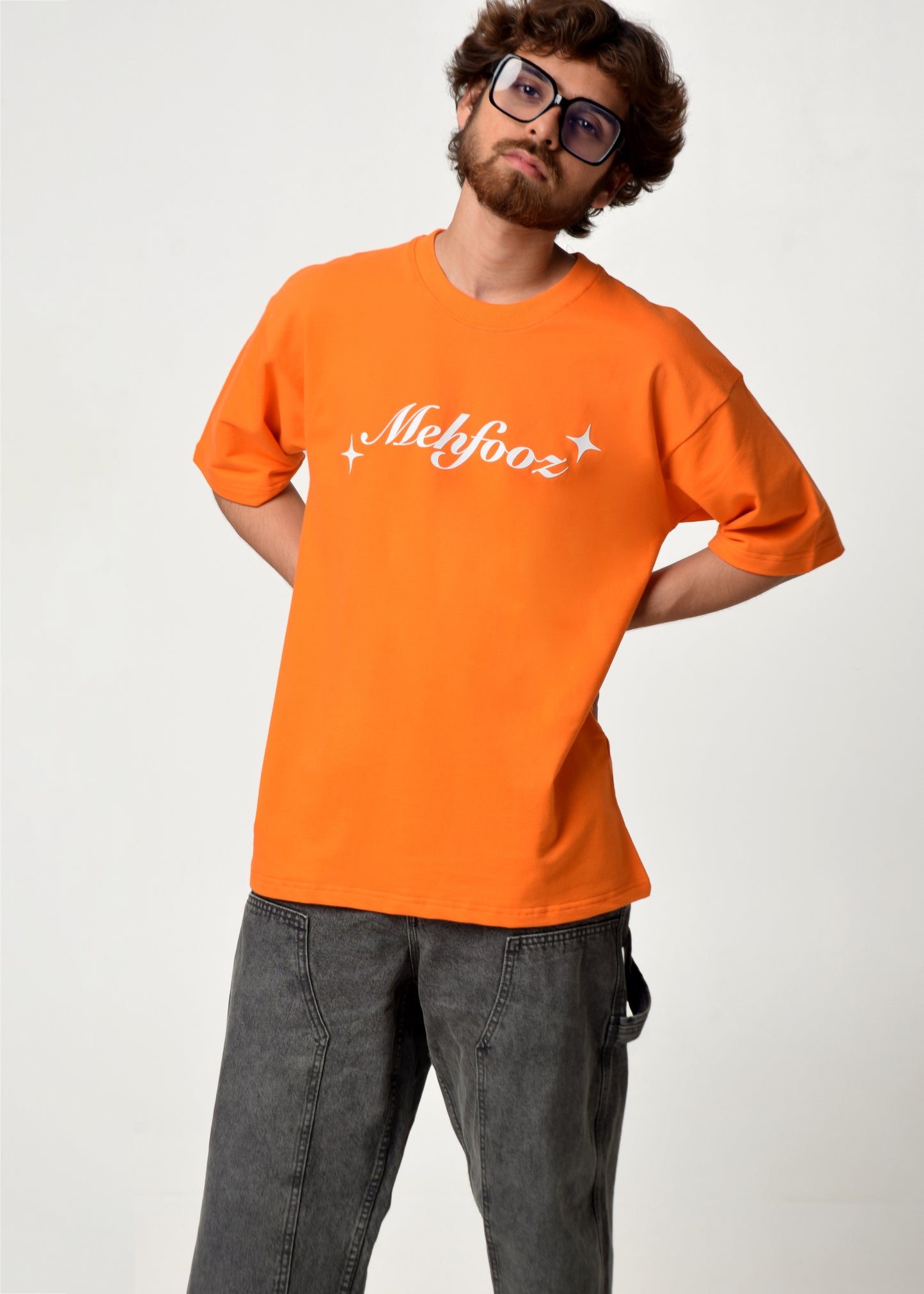 Bad Vibes Oversized Tshirt Orange