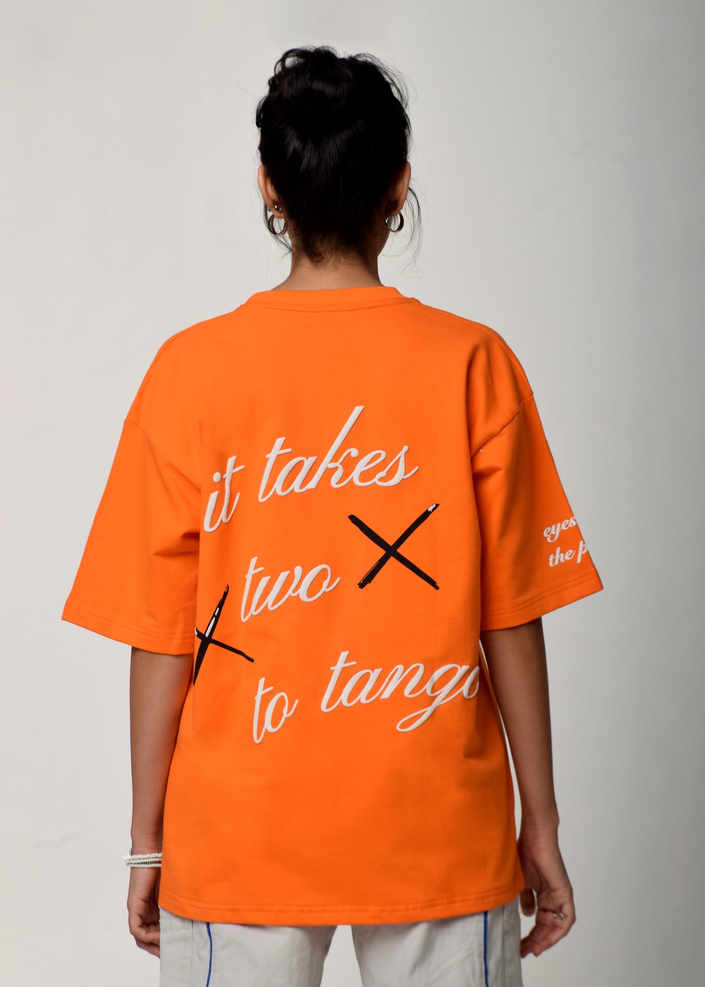 Eyes & Moves Tango Oversized Tshirt Orange