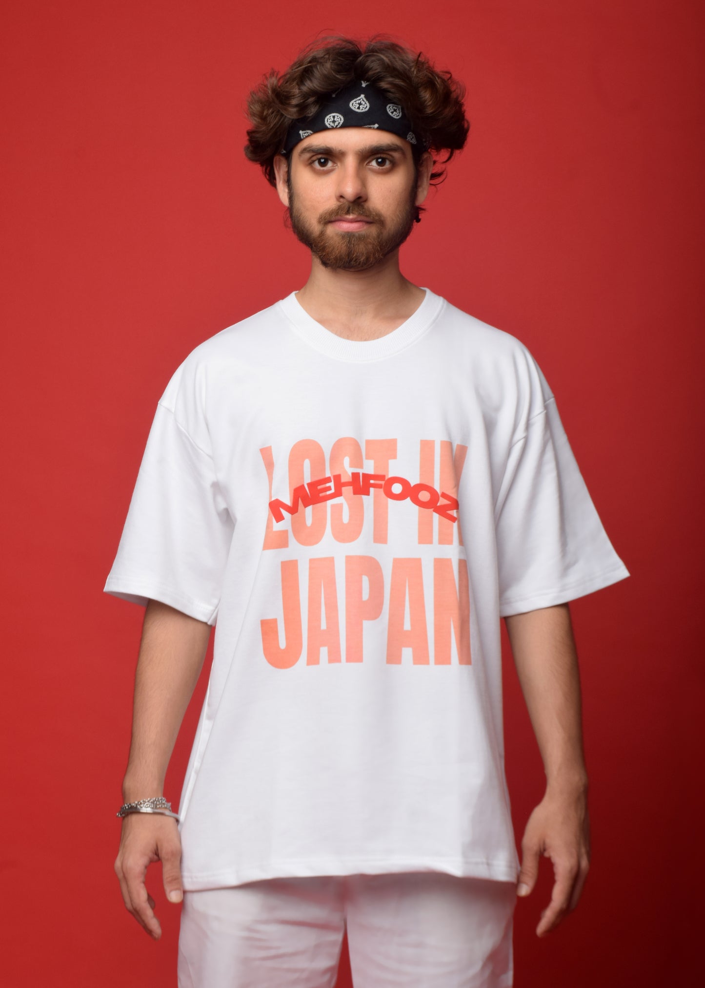 Lost In Japan Oversized Tshirt White