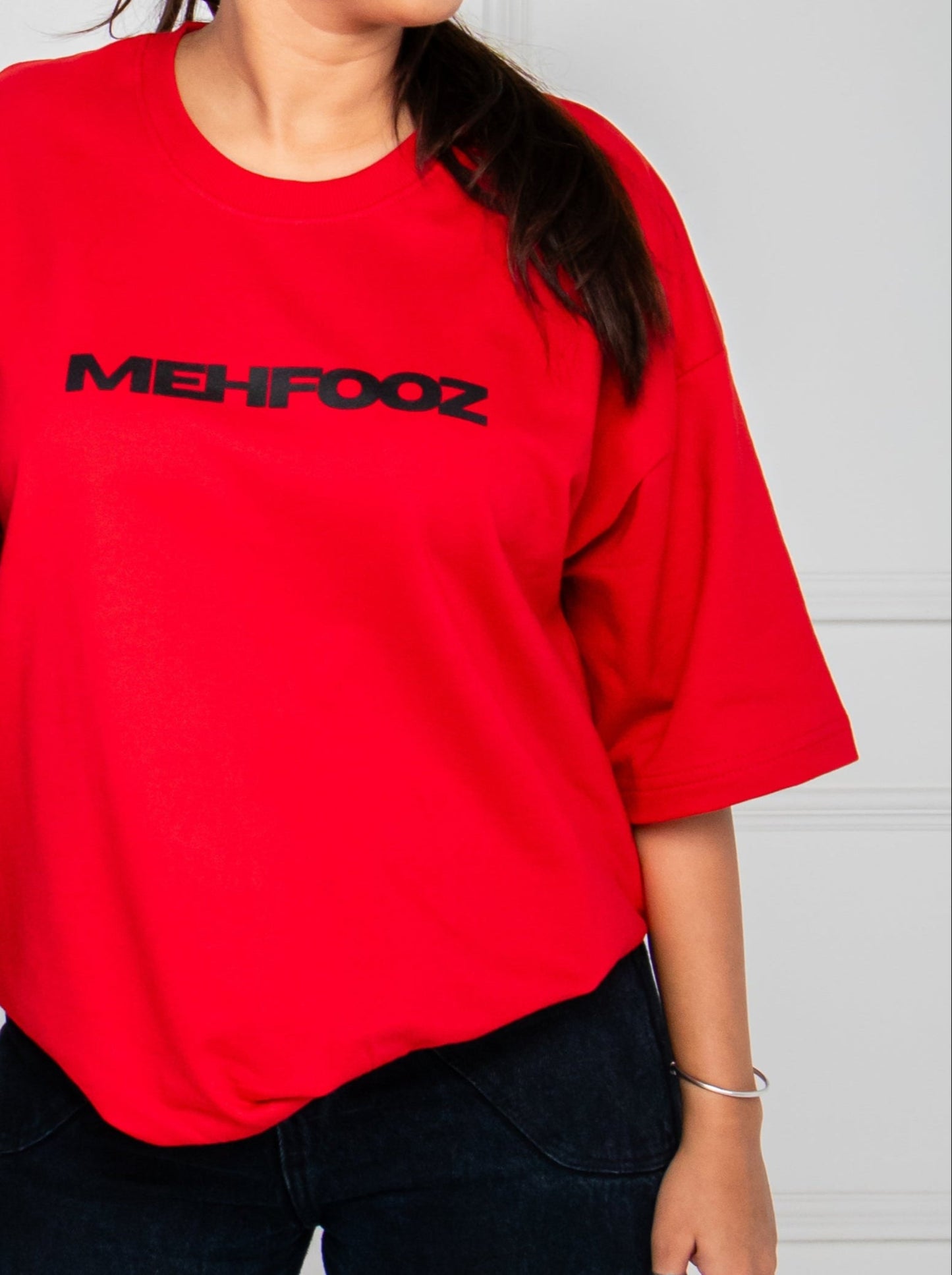 Red Delusional T-shirt Oversized