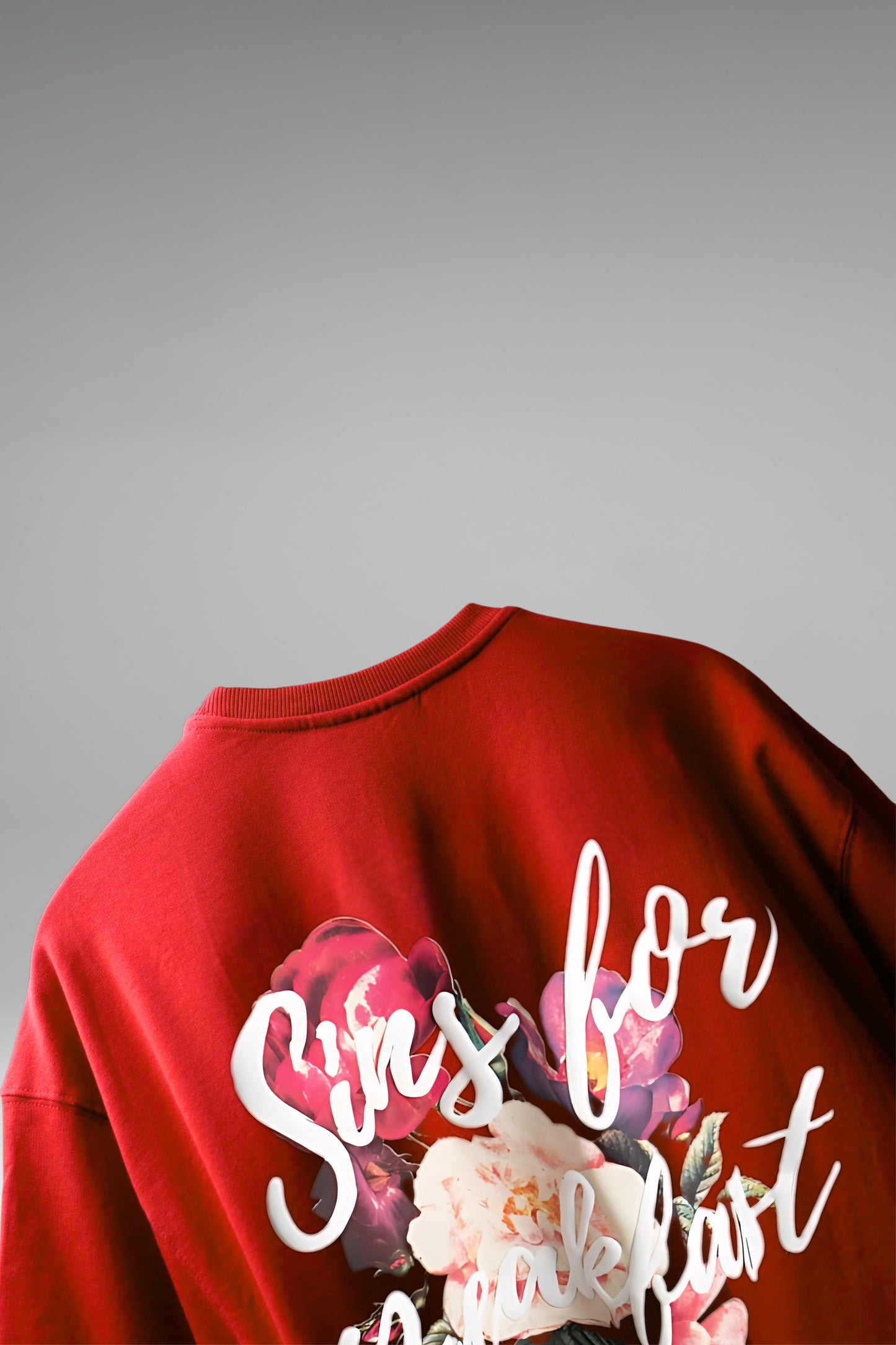 Red Sin-city T-shirt Oversized