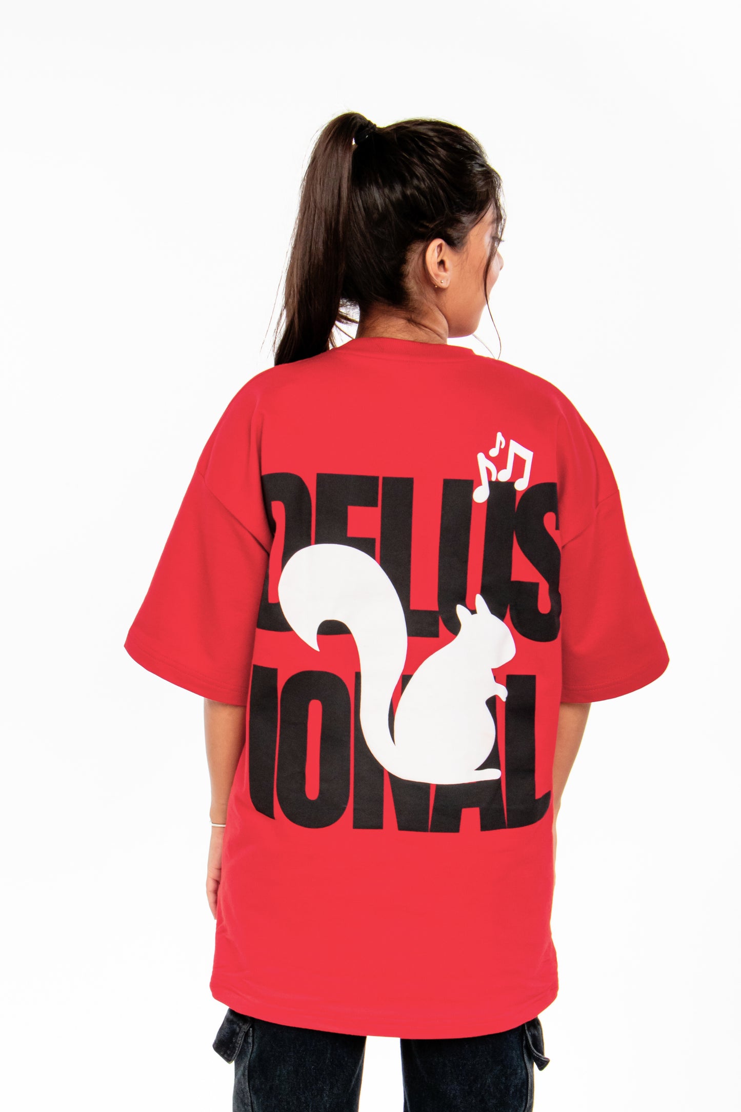 Red Delusional T-shirt Oversized
