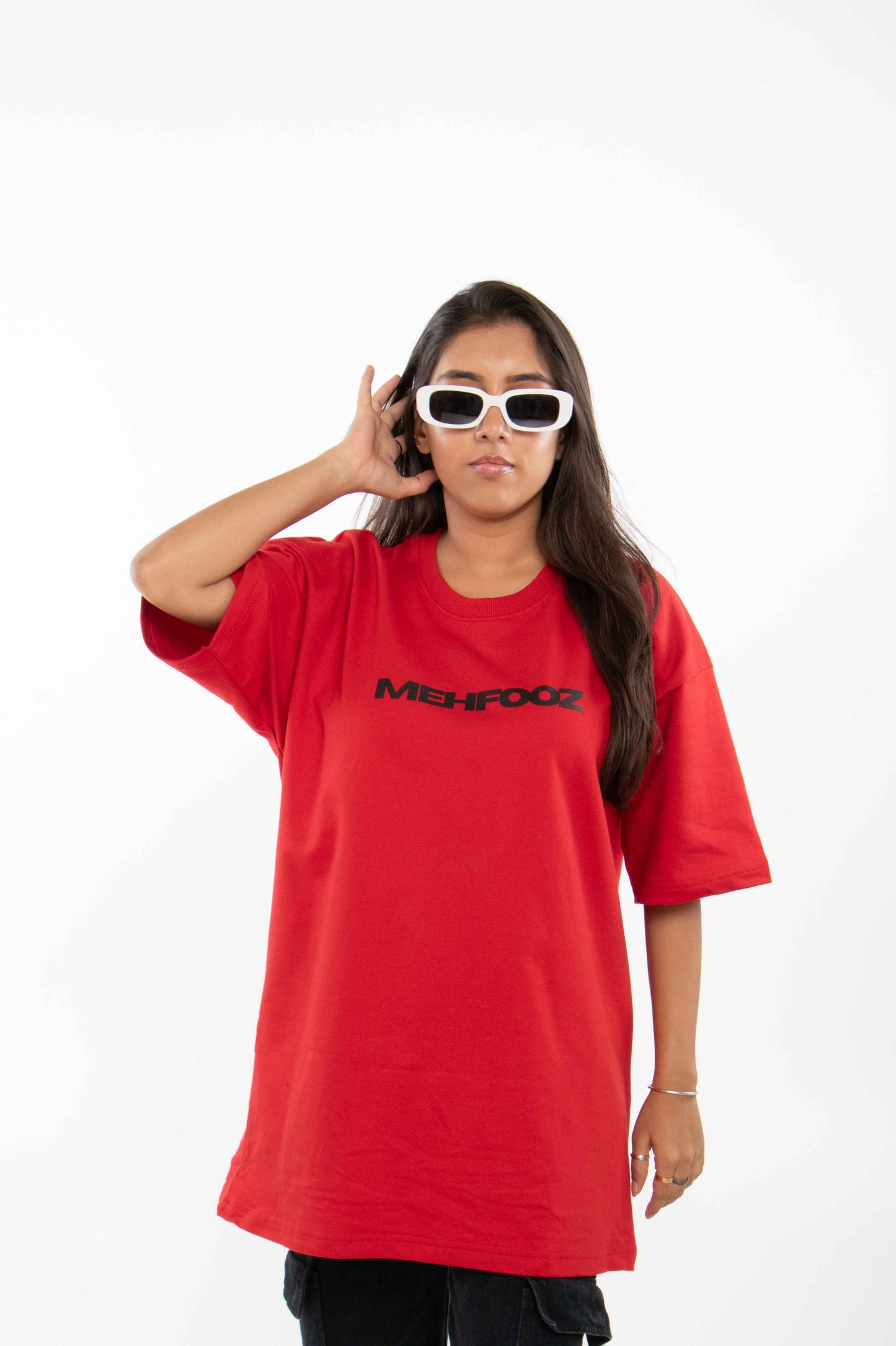 Red Delusional T-shirt Oversized