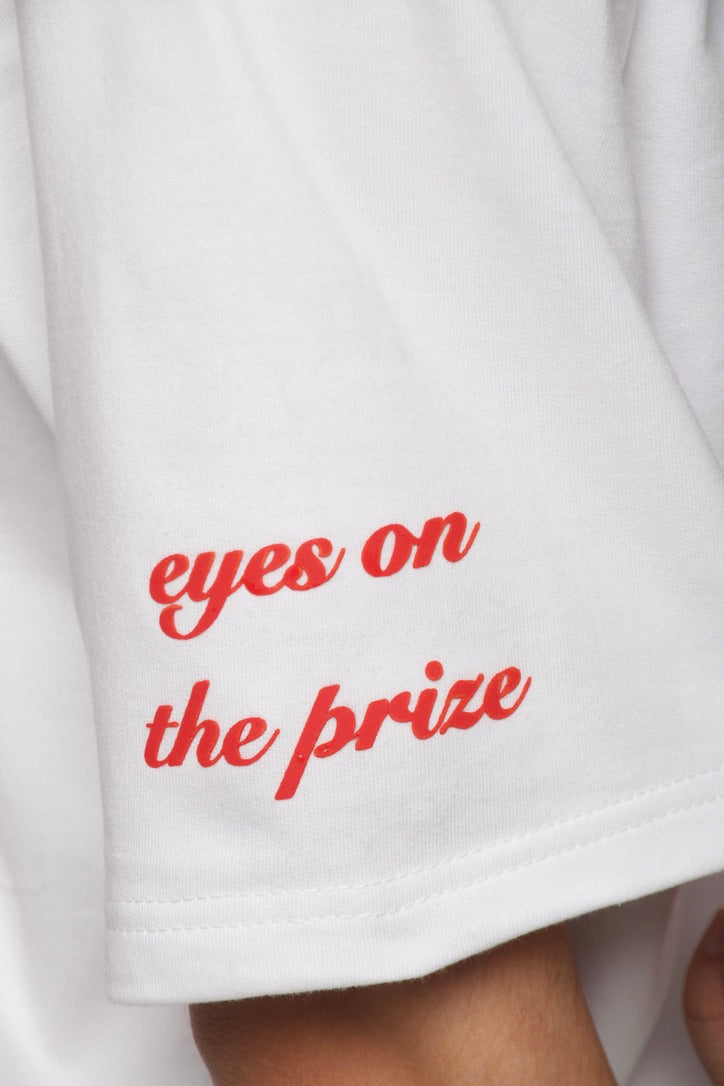 Eyes & Moves Tango Oversized Tshirt White