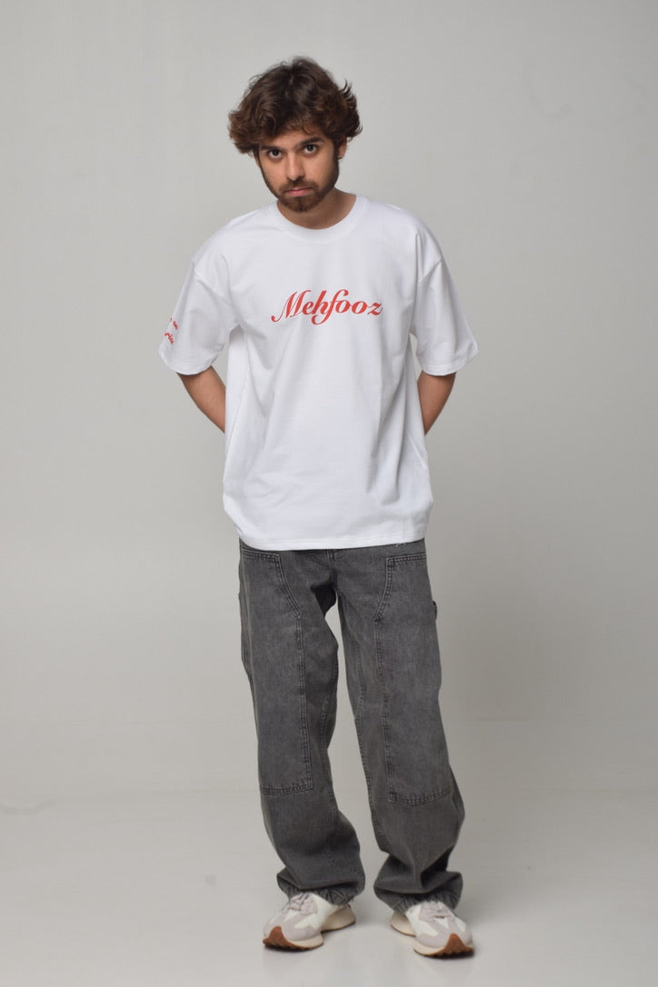 Eyes & Moves Tango Oversized Tshirt White