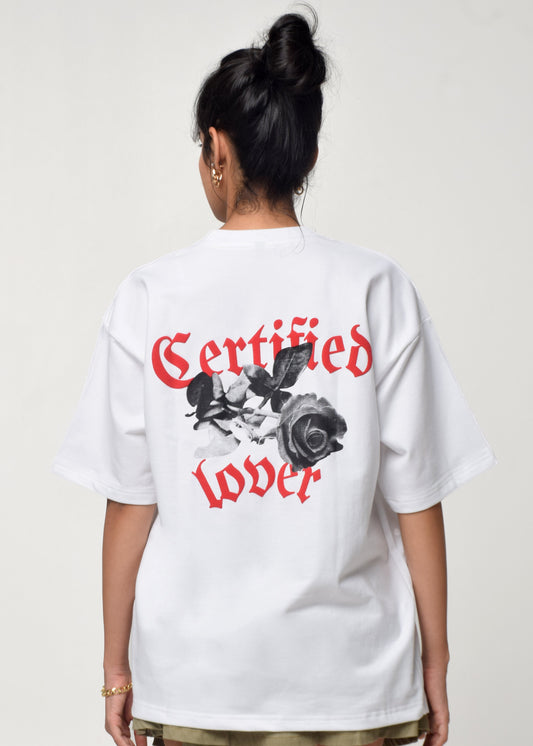 Lover Oversized Tshirt White