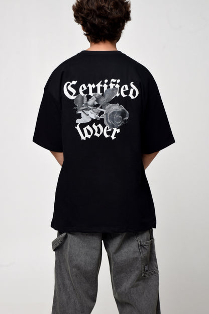 Lover Oversized Tshirt Black