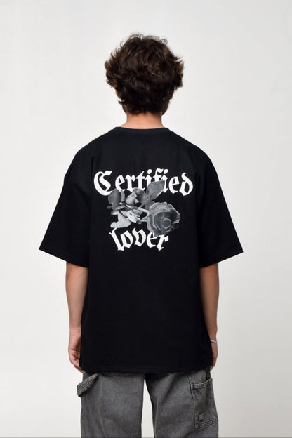 Lover Oversized Tshirt Black