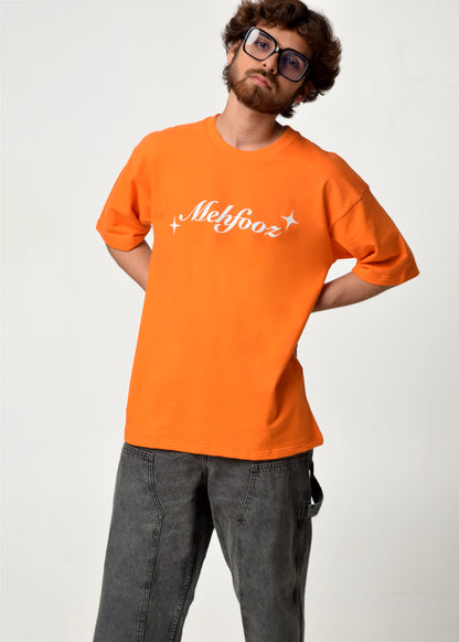 Bad Vibes Oversized Tshirt Orange