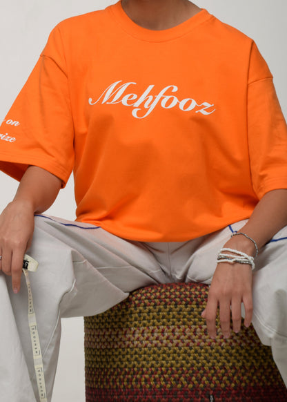 Eyes & Moves Tango Oversized Tshirt Orange