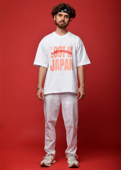Lost In Japan Oversized Tshirt White