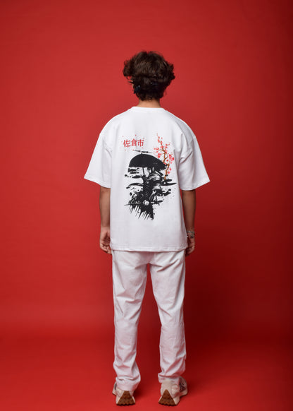 Lost In Japan Oversized Tshirt White