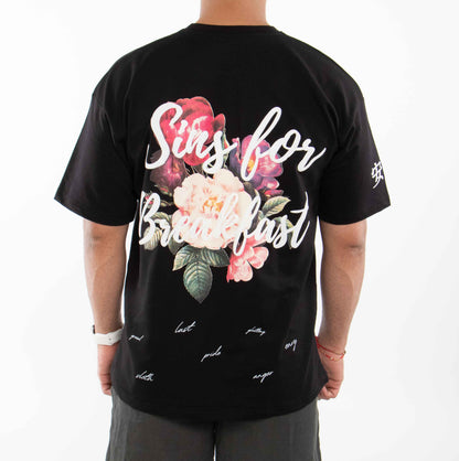 Black Sin-City T-shirt Oversized